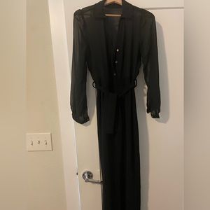 Black Jumpsuit used once SIZE S